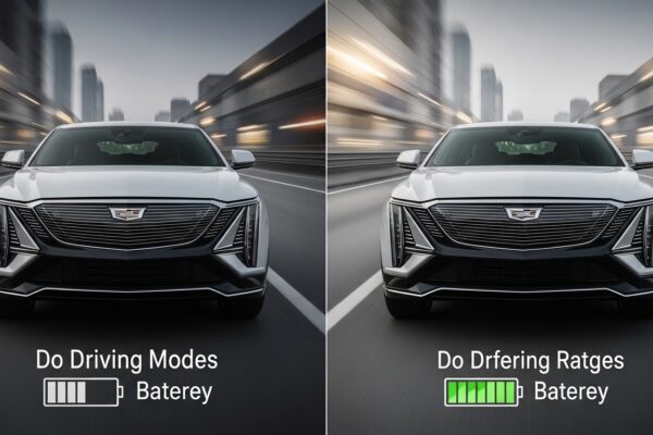 Do the Driving Modes in Cadillac Lyriq Offer Different Ranges or Battery Usages