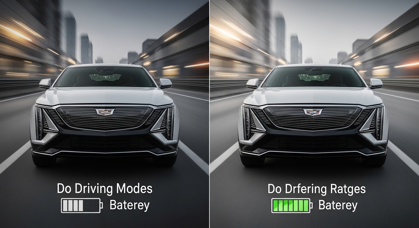 Do the Driving Modes in Cadillac Lyriq Offer Different Ranges or Battery Usages Do the Driving Modes in Cadillac Lyriq Offer Different Ranges or Battery Usages